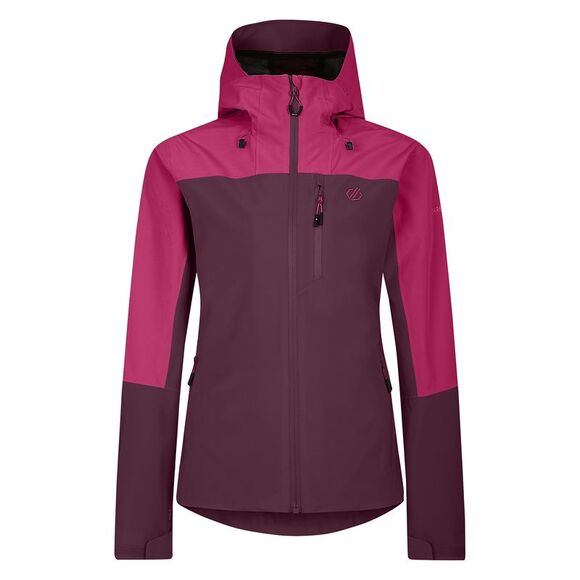Dare 2B Womens/Ladies Mountain Series Waterproof Jacket / Fig/Berry Pink